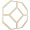 Ekena Millwork 33W x 33H x 14T Small Cameron Decorative Fretwork Wood Ceiling Panels, Birch CELW33X33X0250CAMBI - alternate 4